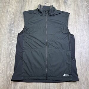 Mountain Equipment Company Men's Insulated Vest Black Lined Full Zip M Medium